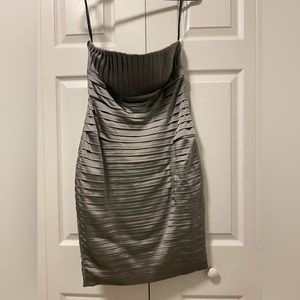 Graphite bandage dress worn for wedding once